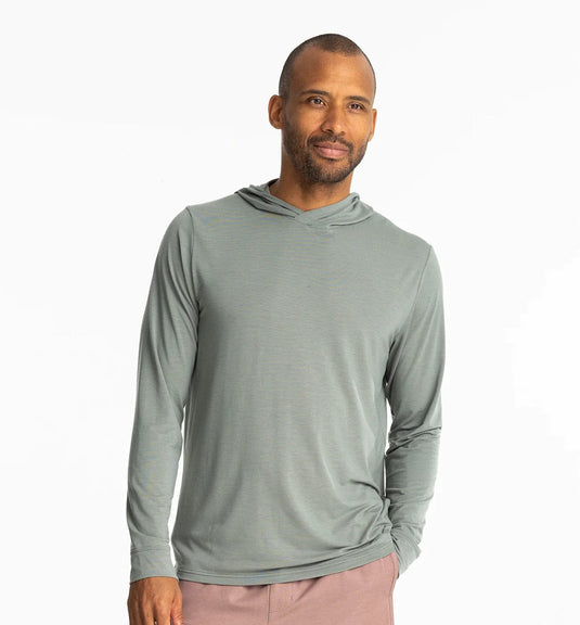 Agave green / SM Free Fly Elevate Lightweight Hoodie - Men's Free Fly