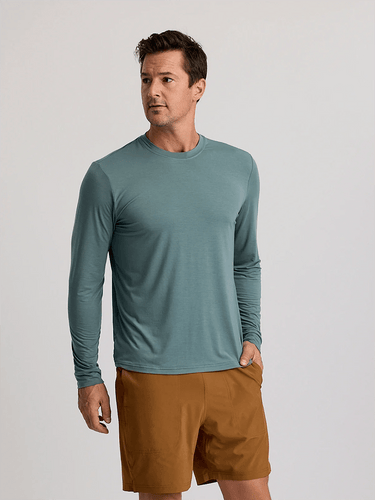 Stormy Sea / MED Free Fly Elevate Lightweight Longsleeve - Men's Free Fly Elevate Lightweight Longsleeve - Men's Free Fly