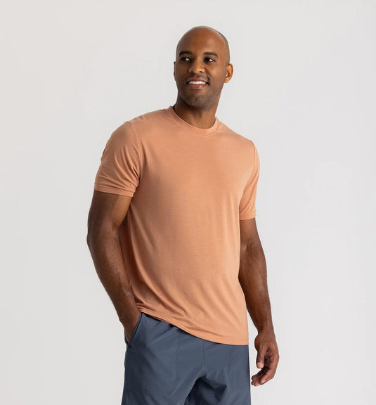 Canyon Clay / SM Free Fly Elevate Lightweight Tee - Men's Free Fly