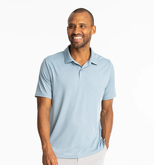 Blue Fog / SM Free Fly Elevate Polo - Men's Free Fly