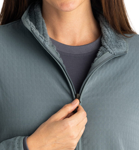 Women's Gridback Fleece Jacket – Free Fly Apparel