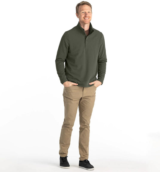 Free Fly Gridback Fleece Snap Pullover - Men's Free Fly