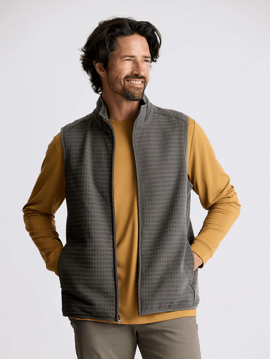 Dark Olive / SM Free Fly Gridback Fleece Vest - Men's Free Fly