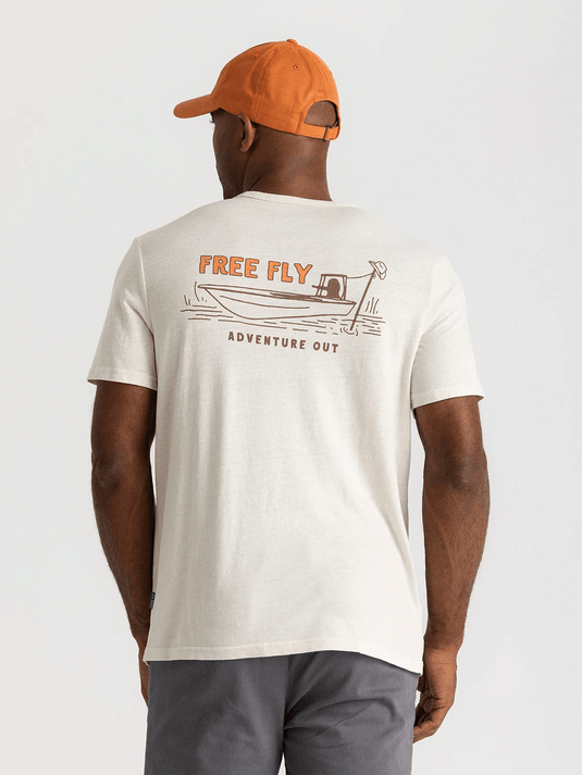 Heather Birch / SM Free Fly Lazy Tides Pocket Tee - Men's Free Fly