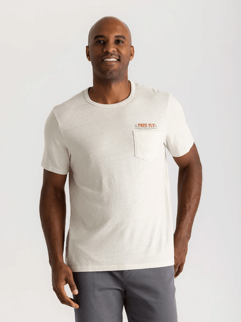 Load image into Gallery viewer, Free Fly Lazy Tides Pocket Tee - Men&#39;s Free Fly
