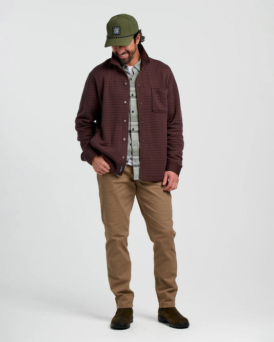 Free Fly Men's Downvalley Overshirt in Chestnut Free Fly Men's Downvalley Overshirt in Chestnut Free Fly