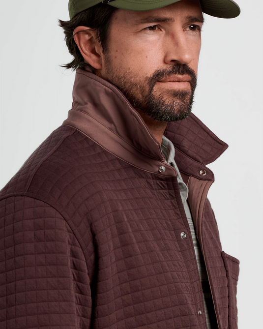Free Fly Men's Downvalley Overshirt in Chestnut Free Fly Men's Downvalley Overshirt in Chestnut Free Fly