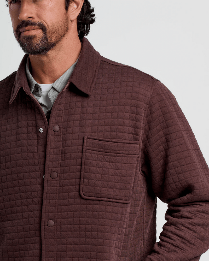 Load image into Gallery viewer, Free Fly Men&#39;s Downvalley Overshirt in Chestnut Free Fly Men&#39;s Downvalley Overshirt in Chestnut Free Fly
