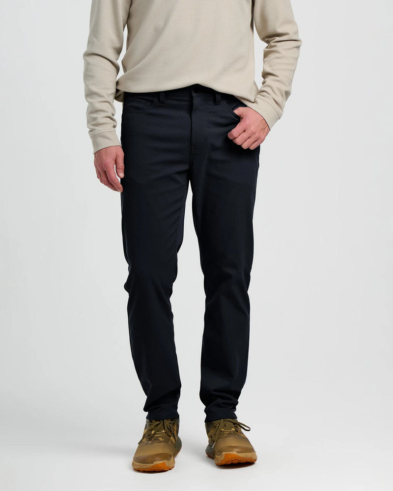 Load image into Gallery viewer, Free Fly Men&#39;s Passage 5 Pocket Pant in Black Sand Free Fly Men&#39;s Passage 5 Pocket Pant in Black Sand Free Fly
