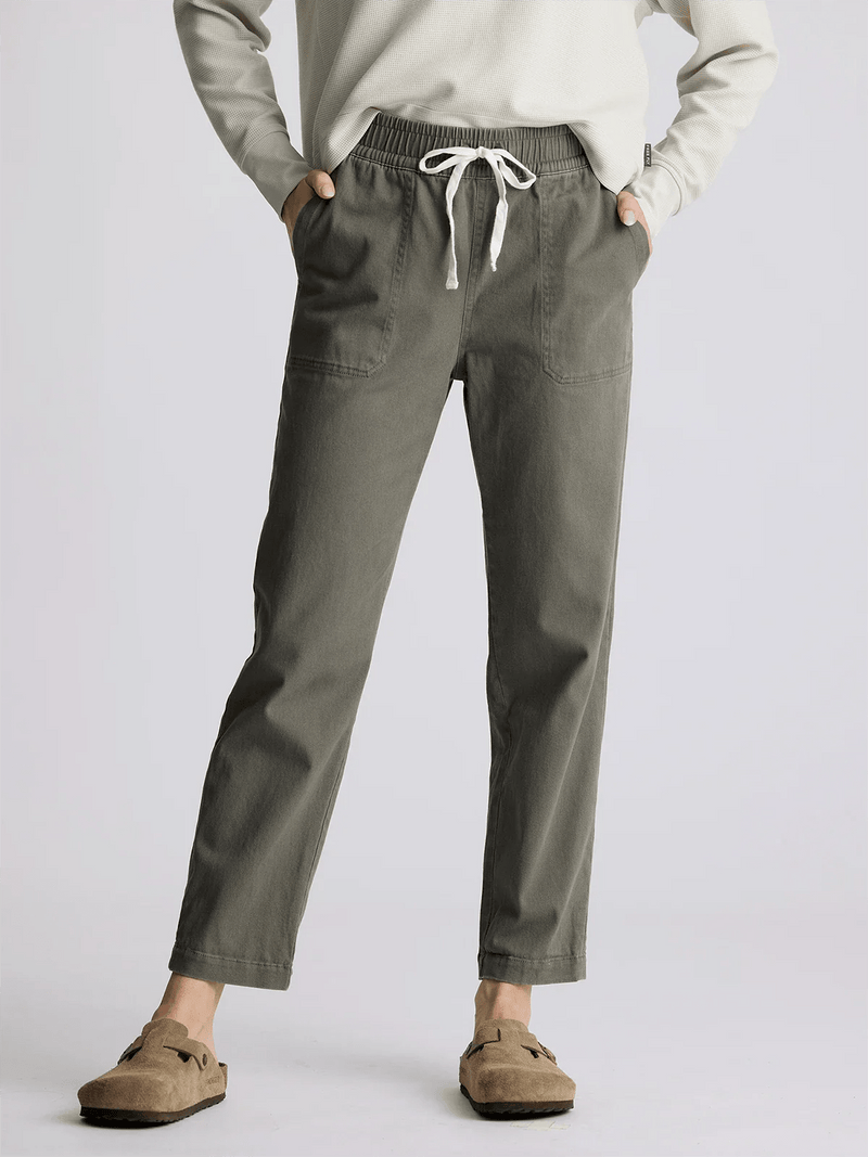 Load image into Gallery viewer, Smokey Olive / XS Free Fly Pacifica Twill Pant - Women&#39;s Free Fly
