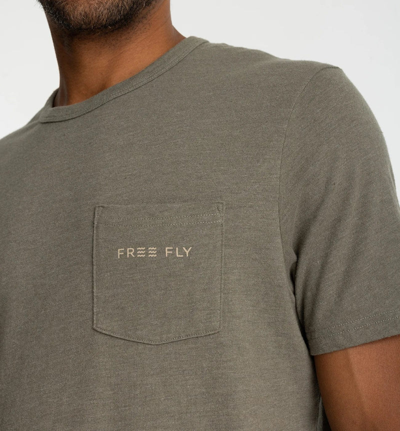 Load image into Gallery viewer, Free Fly Redfish Camo Pocket Tee - Men&#39;s Free Fly
