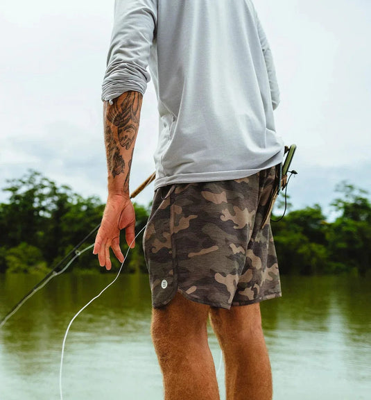 Free Fly Reverb Short in Camo - Men's Free Fly