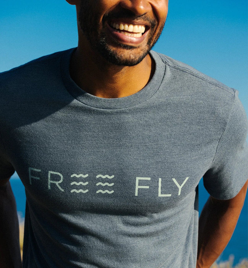 Load image into Gallery viewer, Free Fly Straightaway Tee - Men&#39;s Free Fly
