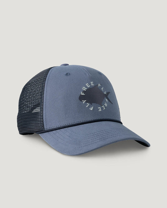 Navy Free Fly Target Species Trucker Hat Free Fly Target Species Trucker Hat Free Fly