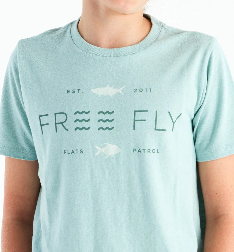 Load image into Gallery viewer, Free Fly Tropic Hangout Tee - Kids&#39; Free Fly
