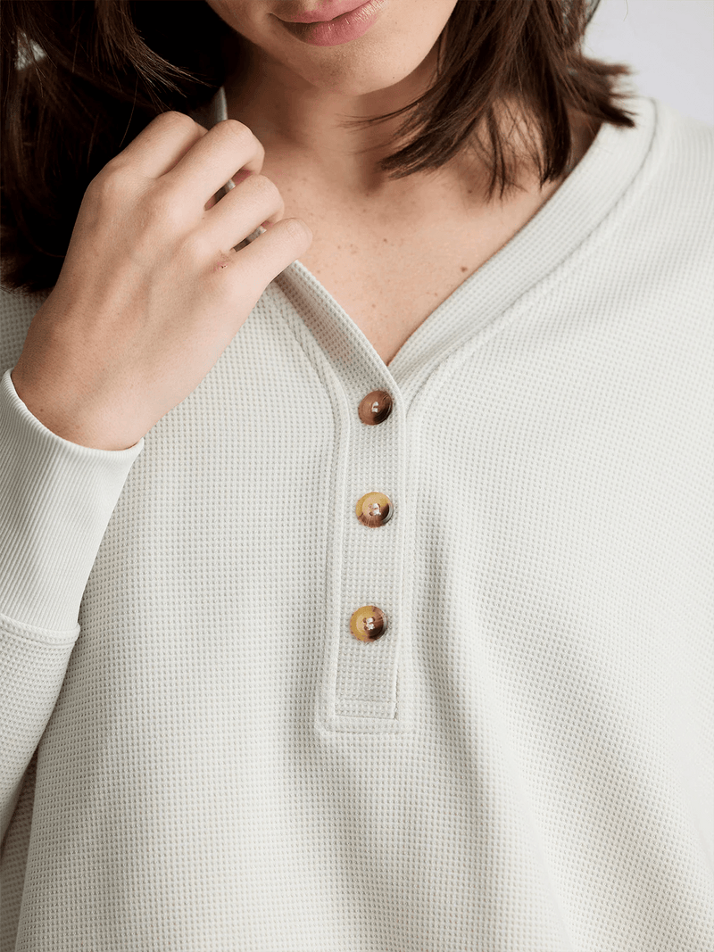 Load image into Gallery viewer, Free Fly Waffle Longsleeve Henley - Women&#39;s Free Fly Waffle Longsleeve Henley - Women&#39;s Free Fly
