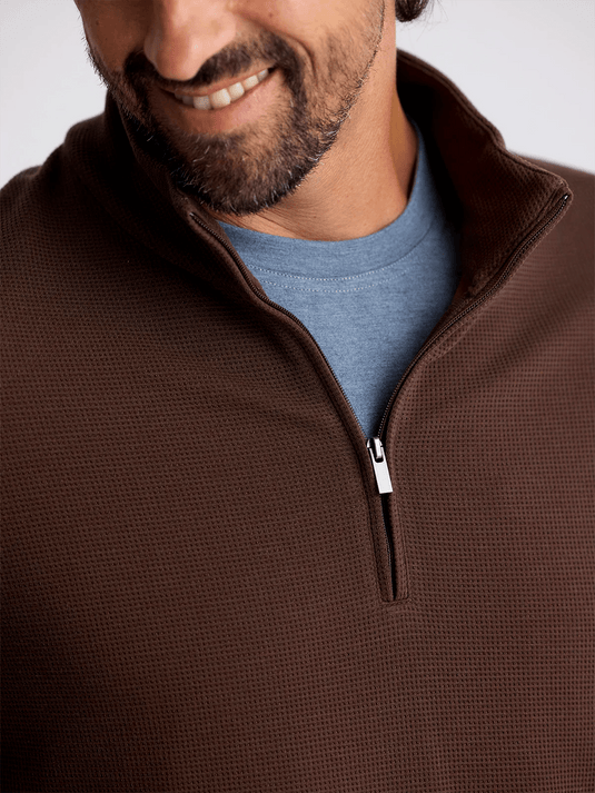 Free Fly Waffle Quarter Zip - Men's Free Fly