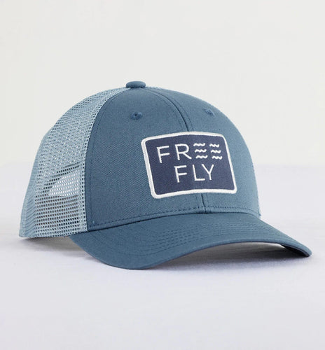 Slate Blue Free Fly Wave Trucker Hat Free Fly