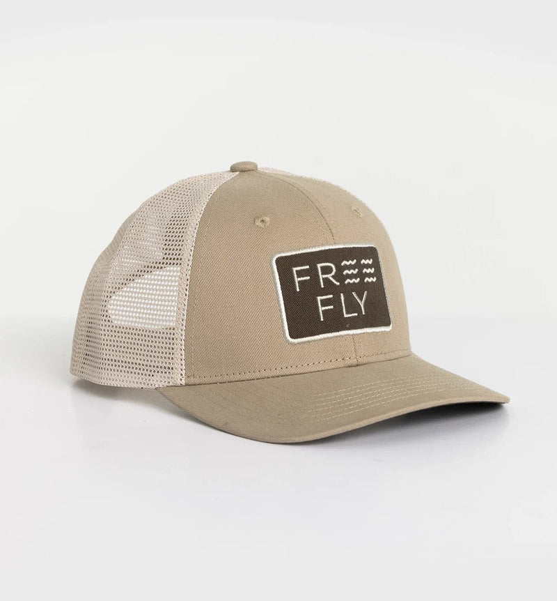 Load image into Gallery viewer, Khaki Free Fly Wave Trucker Hat Free Fly
