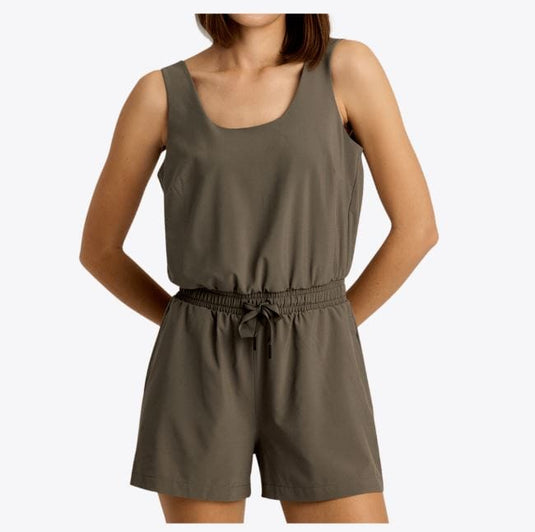 Smokey Olive / XS Free Fly Women's Breeze Romper in Smokey Olive Free Fly Women's Breeze Romper in Smokey Olive Free Fly