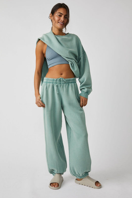 Emerald Aura / SM Free People All Star Solid Pants - Women's Free People