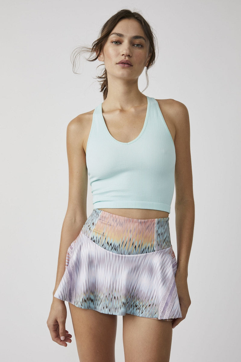 Load image into Gallery viewer, Washed Aqua / SM Free People Free Throw Crop Top - Women&#39;s Free People
