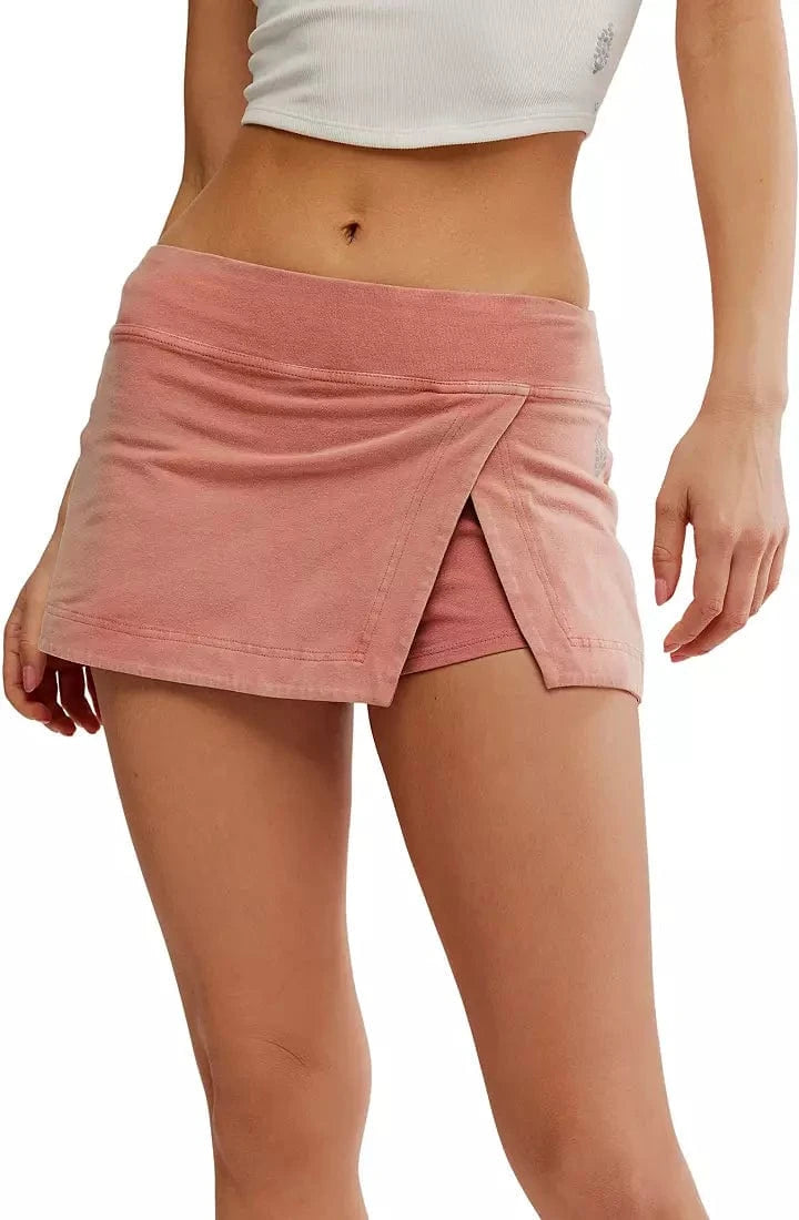 Load image into Gallery viewer, 6603 / Petal / XS Free People Movement Hot Shot Mini Skort Free People Movement Hot Shot Mini Skort Free People
