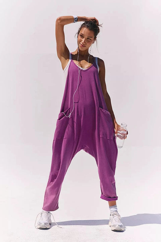 Deep Mulberry / XS Free People Movement Hot Shot Onesie - Women's Free People Movement Hot Shot Onesie - Women's Free People
