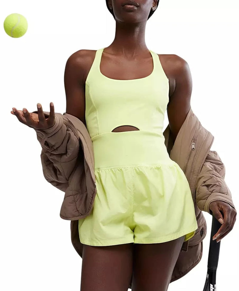 Load image into Gallery viewer, Sour Citrus / XS Free People Movement Righteous Runsie - Women&#39;s Free People Movement Righteous Runsie - Women&#39;s Free People
