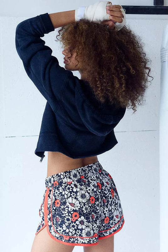 Free People Movement Varsity Blues Short Print - Women's Free People Movement Varsity Blues Short Print - Women's Free People