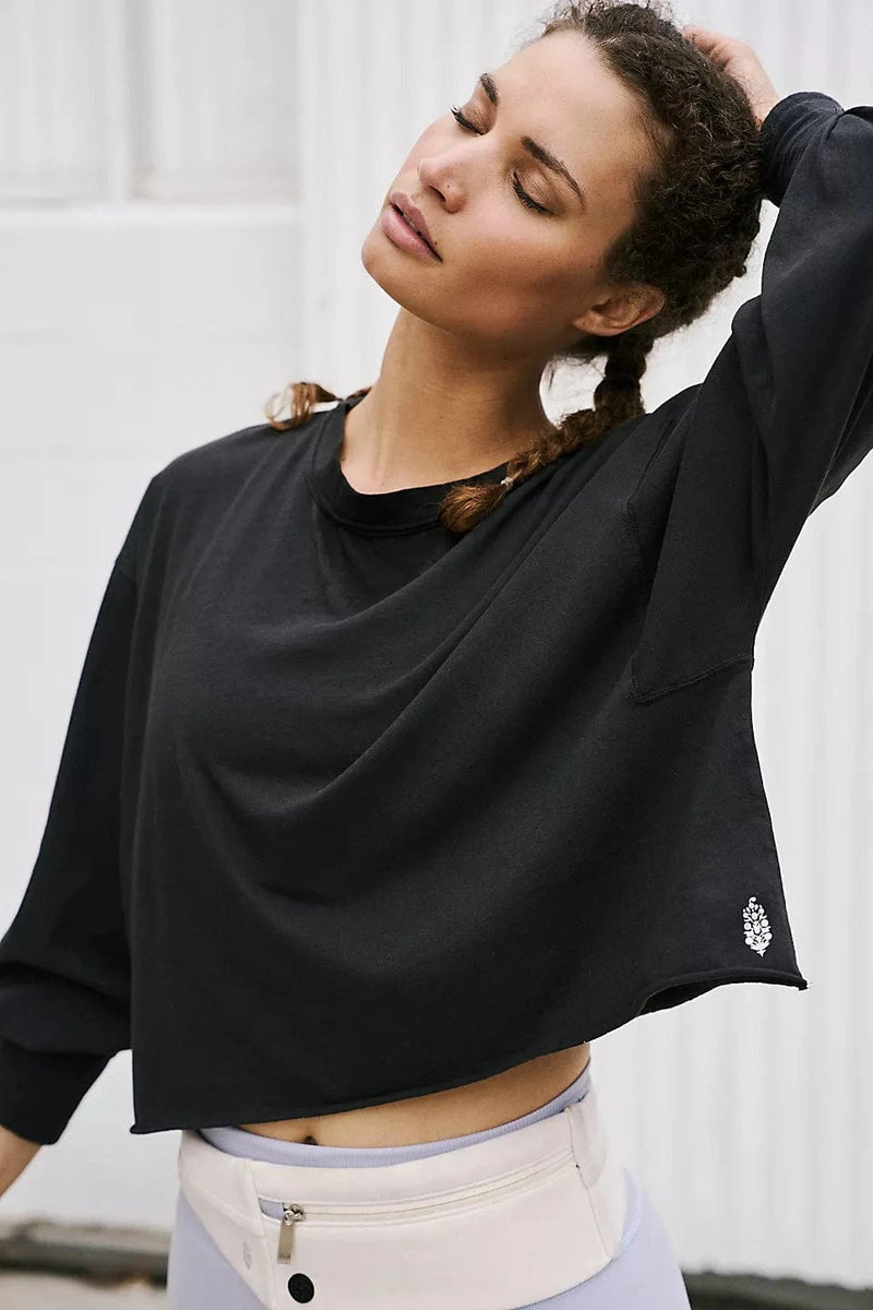 Load image into Gallery viewer, Black / XS Free People Movement Women&#39;s Inspire Layer Top Free People Movement Women&#39;s Inspire Layer Top Free People
