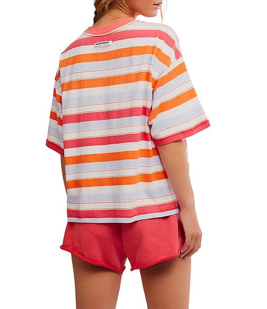 Free People Movement Women's Printed Tackle Tee Free People Movement Women's Printed Tackle Tee Free People