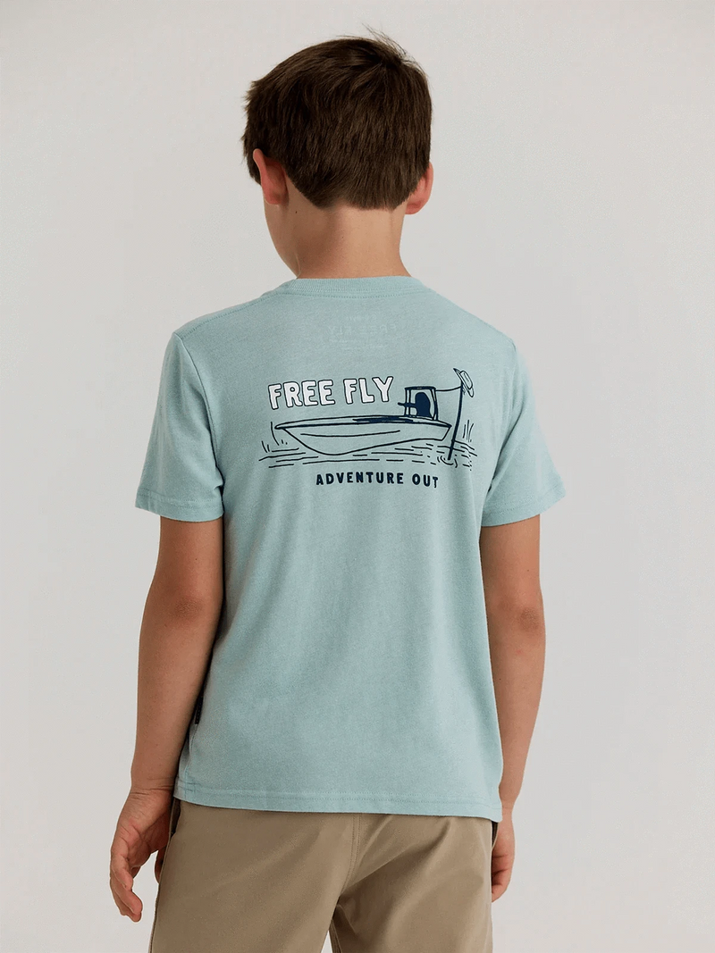 Load image into Gallery viewer, FreeFly Youth Lazy Tides Tee FreeFly Youth Lazy Tides Tee Free Fly
