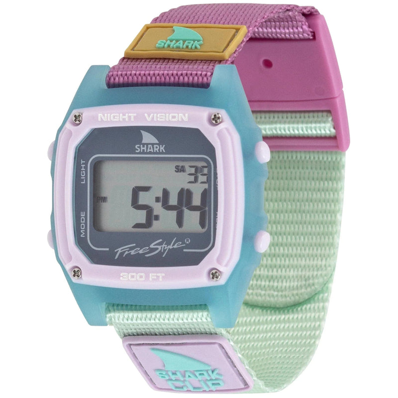 Load image into Gallery viewer, Chillin Freestyle Shark Classic Clip Watch in Chillin Freestyle
