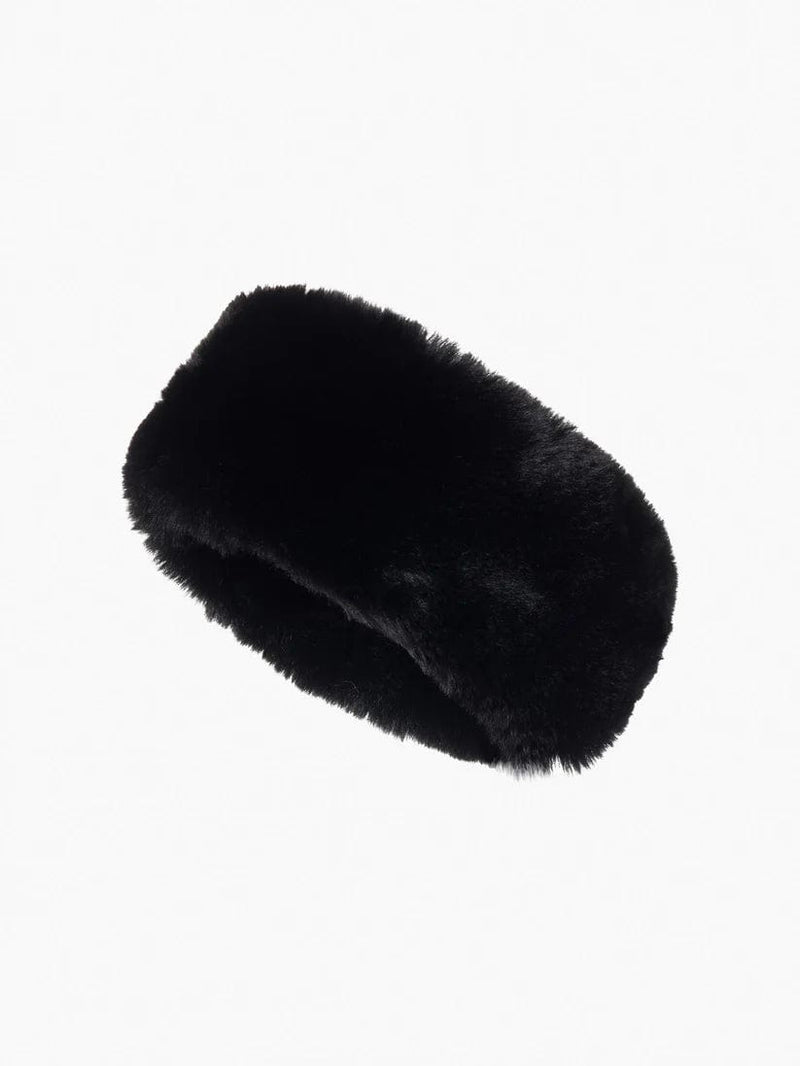 Load image into Gallery viewer, Black Goldbergh Froid Fluffy Headband - Women&#39;s Goldbergh
