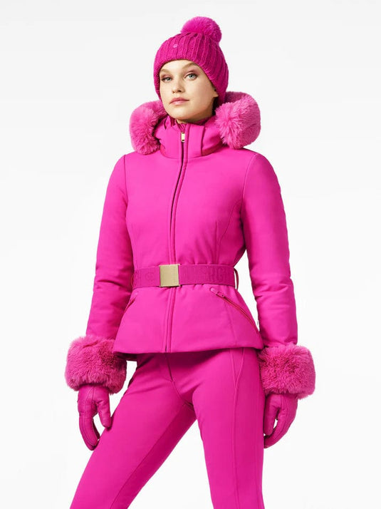 Passion Pink / 36 Goldbergh Giselle Faux Border Ski Jacket - Women's Goldbergh