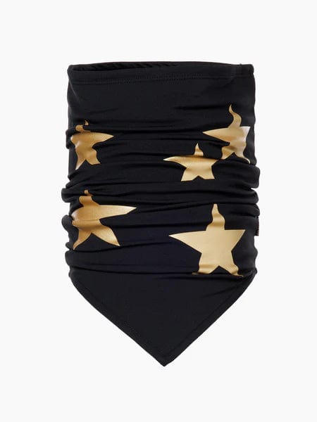 Black/Gold Goldbergh Starlight Neckwarmer - Women's Goldbergh