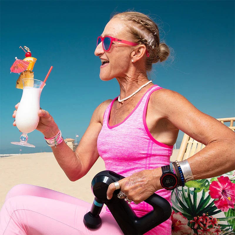 Load image into Gallery viewer, Goodr &quot;Flamingos on a Booze Cruise&quot; Polarized Sunglasses Goodr
