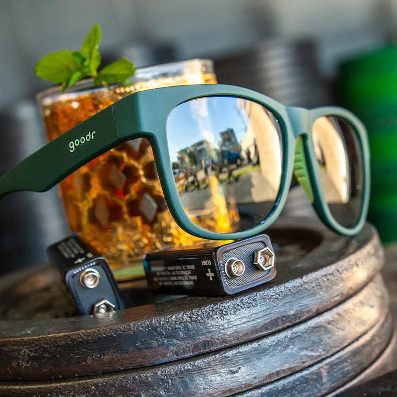 Load image into Gallery viewer, Goodr &quot;Mint Julep Electroshocks&quot; Polarized Sunglasses Goodr
