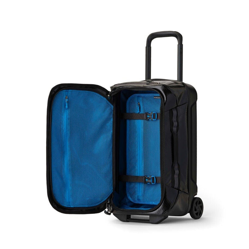 Load image into Gallery viewer, Obsidian Black Gregory Alpaca Wheeled Duffel 40L in Obsidian Black Gregory Alpaca Wheeled Duffel 40L in Obsidian Black Gregory
