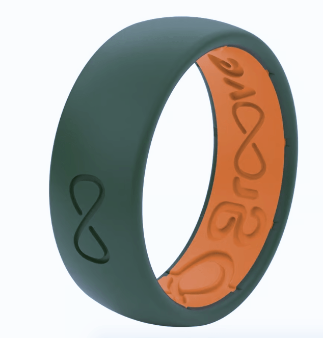 Load image into Gallery viewer, Groove Life Ring Moss Green &amp; Orange Groove Life
