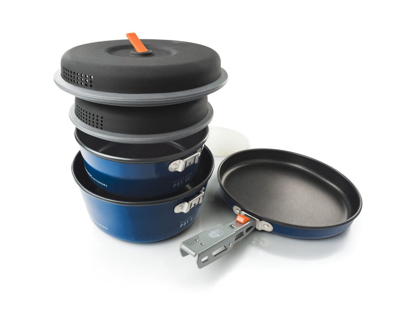 Load image into Gallery viewer, GSI Outdoors Bugaboo Ceramic Base Camper Cookset GSI Outdoors Bugaboo Ceramic Base Camper Cookset GSI Outdoors
