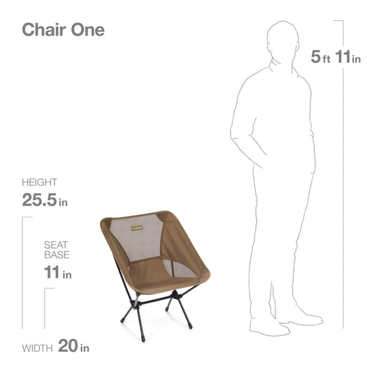 Coyote Tan Helinox Chair One Helinox