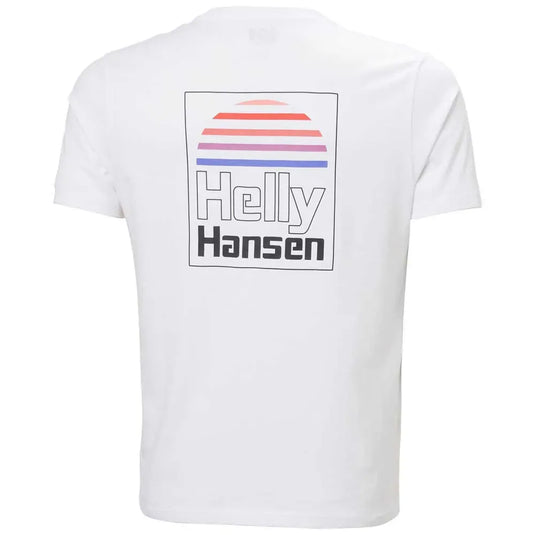 S / White Helly Hansen Men's Core Graphic T 2.0 in White Helly Hansen Men's Core Graphic T 2.0 in White Helly Hansen
