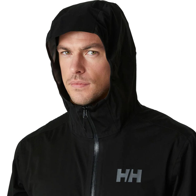 Load image into Gallery viewer, Helly Hansen Men's Momentum 3L Stretch Jacket in Black Helly Hansen Men's Momentum 3L Stretch Jacket in Black Helly Hansen
