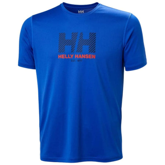 S / Cobalt 20 Helly Hansen Men's Tech Graphic T-Shirt 2.0 in Cobalt 20 Helly Hansen Men's Tech Graphic T-Shirt 2.0 in Cobalt 20 Helly Hansen
