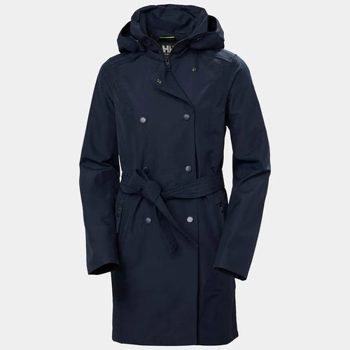 Navy / SM Helly Hansen Welsey II Trench Coat - Women's Helly Hansen