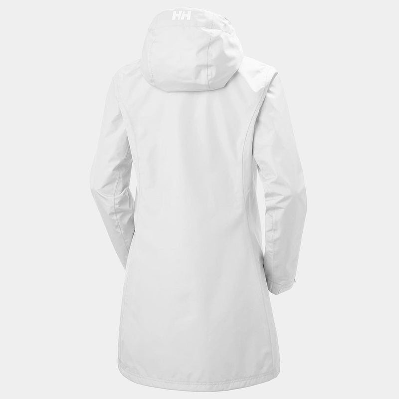Load image into Gallery viewer, Helly Hansen Women&#39;s Long Belfast Jacket in White Helly Hansen Women&#39;s Long Belfast Jacket in White Helly Hansen
