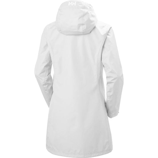 Helly Hansen Women's Long Belfast Jacket in White Helly Hansen Women's Long Belfast Jacket in White Helly Hansen