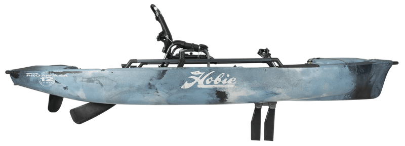 Load image into Gallery viewer, Arctic Blue Camo Hobie Mirage Pro Angler 12 Fishing Kayak with 360 Drive Technology | Arctic Blue Camo Hobie
